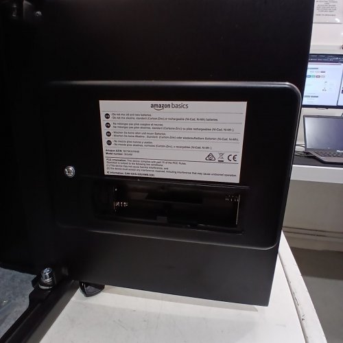 AMAZON BASICS STEEL HOME SECURITY ELECTRONIC SAFE WITH PROGRAMMABLE KEYPAD LOCK AND 2 KEYS - 1.2CUBIC FEET - BLACK - (MODEL:‎36SAM) image 5