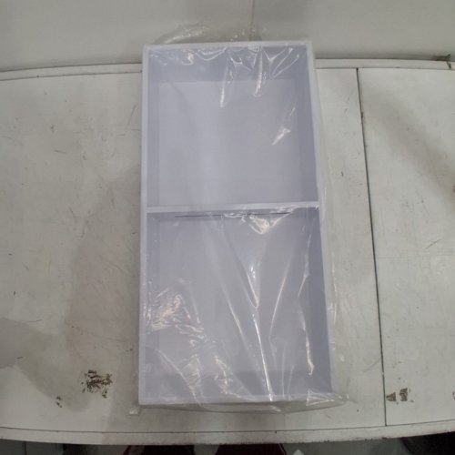 2-TIER RECESSED SHOWER NICHE WITH SHELF - 2FT X 1FT - MATTE WHITE image 2