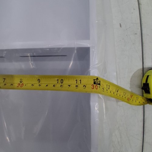2-TIER RECESSED SHOWER NICHE WITH SHELF - 2FT X 1FT - MATTE WHITE image 4