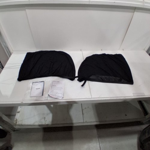 2PC JORAM MESH CAR WINDOW SUN SHADES - 23.2" X 20.3" - BLACK image 3