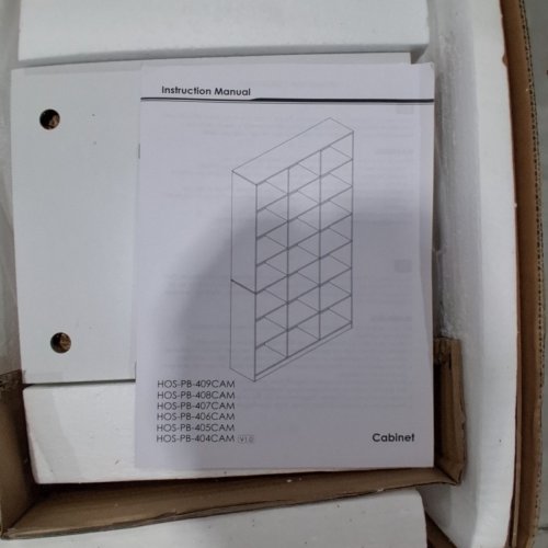 FIRFUD 21-TIER BOOKCASE FOR LIVINGROOM / BEDROOM - 75" - WHITE (MODEL:HOS -PB-404CAM) image 6