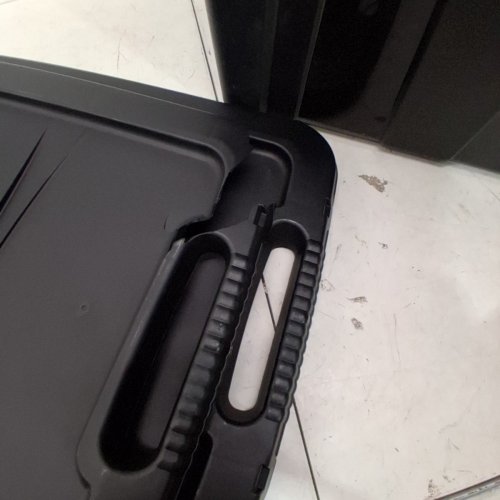 4PK IRIS USA HEAVY-DUTY STACKABLE PLASTIC BIN CONTAINERS - 117.4L/31GAL - BLACK (MODEL: UT-31) image 3