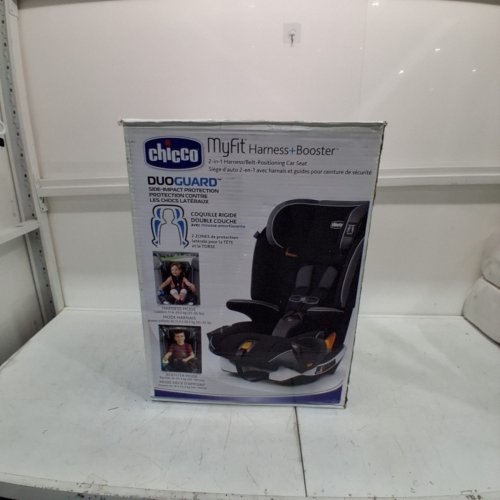 CHICCO MYFIT HARNESS & BOOSTER CAR SEAT WITH DUO GUARD PROTECITON - FOR KIDS 25 TO 65LBS - BLACK (MODEL: 7986313) image 6