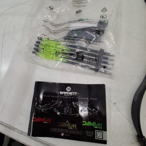BARNETT DEMUN TRI-STRIKE MINI COMPACT BREAK ACTION 3-SHOT CROSSBOW - 50LB DRAW WEIGHT - BLACK (MODEL: BAR50013) image 3