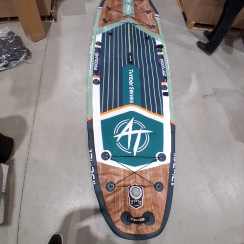 ATPROSS INFLATABLE STAND UP PADDLE BOARD CARRYING AND SEAT - 11FT 6" X 35" - WOODLAND (MODEL: AT-PB25-03-CA) image 2