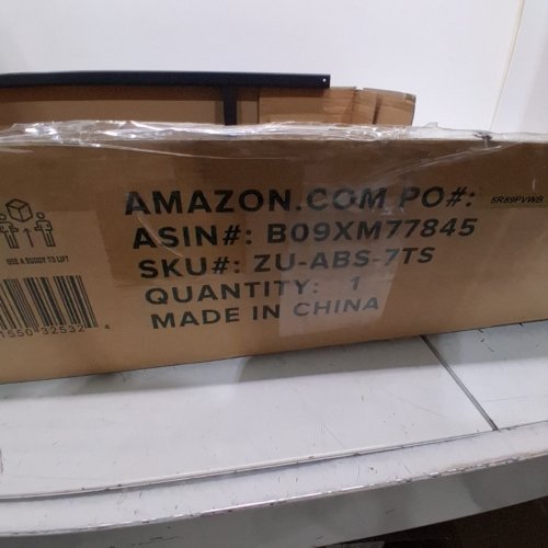 ZINUS FOLDING TWIN BOX SPRING MATTRESS FOUNDATION - 7" TWIN - WHITE/GREY - (MODEL: NF17-BIFD-75T) image 5