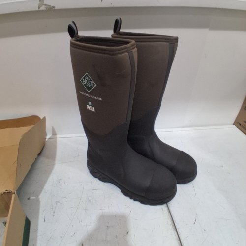 THE ORIGINAL MUCK BOOT COMPANY MEN'S ARCTIC PRO STEEL TO TALL BOOTS - SIZE 11 - BROWN / BLACK (MODEL: ACPCSA0) image 3