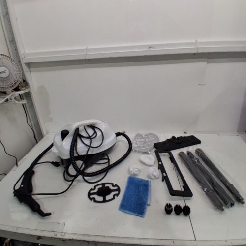 UDODIK PORTABLE STEAM CLEANER WITH 20 ACCESSORIES - WHITE / BLACK (MODEL: CB-07A) image 3