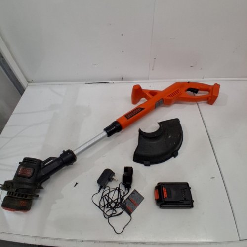 BLACK+DECKER STRING TRIMMER/EDGER - 10" - BLACK/ORANGE (MODEL: LST201-CA) image 3
