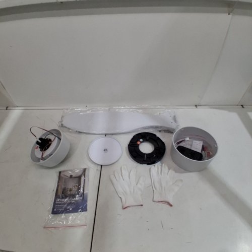 FLUSH MOUNT CEILING FAN WITH REMOTE - 52" - WHITE (MODEL: MY-CF03-NL52-WHITE) image 3