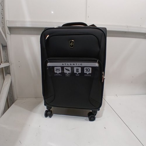 ATLANTIC ARTISAN III EXPANDABLE SUITCASE WITH SPINNER WHEELS AND LOCKABLE ZIPPER PULLER HEADS - 24" - BLACK - (MODEL: AL17474) image 2