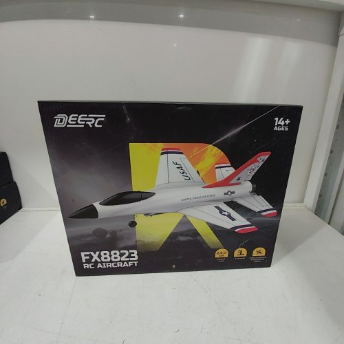 DEERC F16 THUNDERBIRDS RC AIRCRAFT - 2.4 GHZ, 3 CHANNEL - WHITE / RED / BLACK (MODEL: FX8823) image 2
