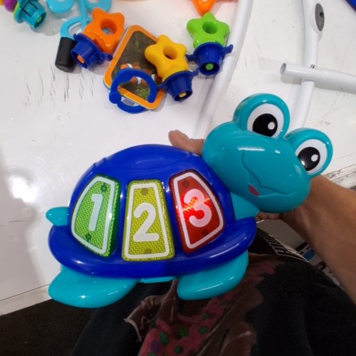 BABY EINSTEIN NEPTUNE'S OCEAN DISCOVERY JUMPER WITH ADJUSTABLE HEIGHT - 15+ MULTI-SENSORY TOYS/ACTIVITIES - 4 LANGUAGES - MULTI-COLOUR (MODEL: 10455) image 2