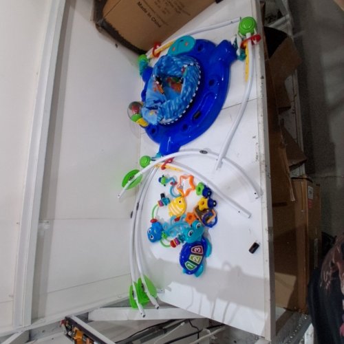 BABY EINSTEIN NEPTUNE'S OCEAN DISCOVERY JUMPER WITH ADJUSTABLE HEIGHT - 15+ MULTI-SENSORY TOYS/ACTIVITIES - 4 LANGUAGES - MULTI-COLOUR (MODEL: 10455) image 3