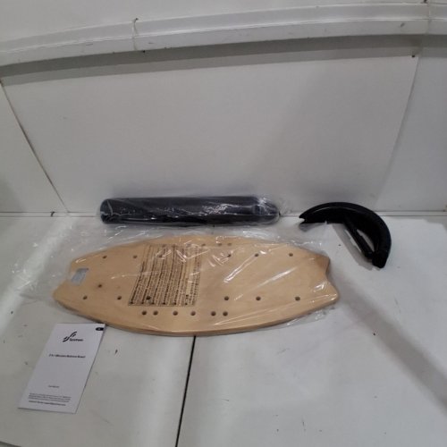 SPORTNEER BALANCE BOARD WITH 7 MODES AND ADJUSTABLE STOPPERS - BLUE LINES/BLACK - 31.9" X 14.2" 450LBS MAX (MODEL: HQ-B23) image 4