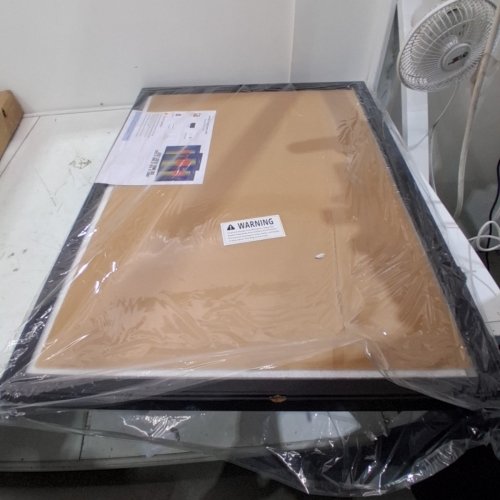JERSEY DISPLAY FRAME CASE LARGE LOCKABLE 31.5" X 23.5 - BLACK image 2