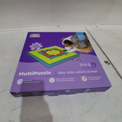 OUTWARD HOUND MULTIPUZZLE SPIN SLIDE AND TREAT - LEVEL 4 (EXPERT) - (MODEL: MULTIPUZZLE-BLU-OS) image 3