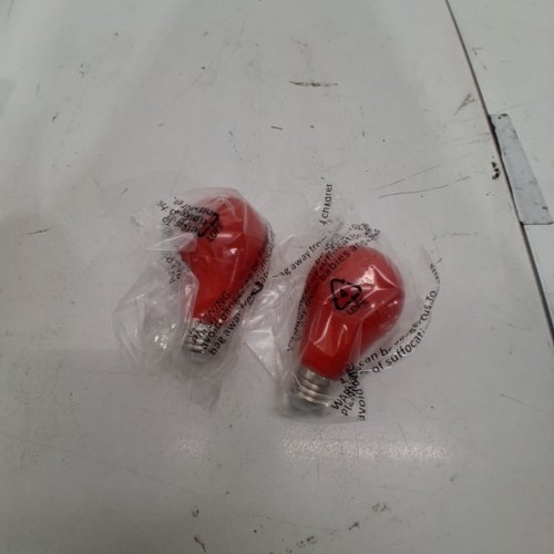 2PK LAMPTOBE LED SLEEP LIGHT BULBS - A19 - E26 - 9W - RED image 2