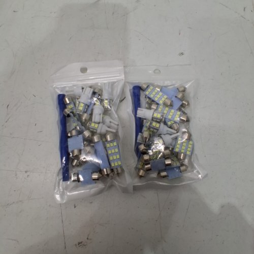 2 (24PC) IFUNYLED DOME CAR INTERIOR LED LIGHT BULB KIT - WHITE image 2