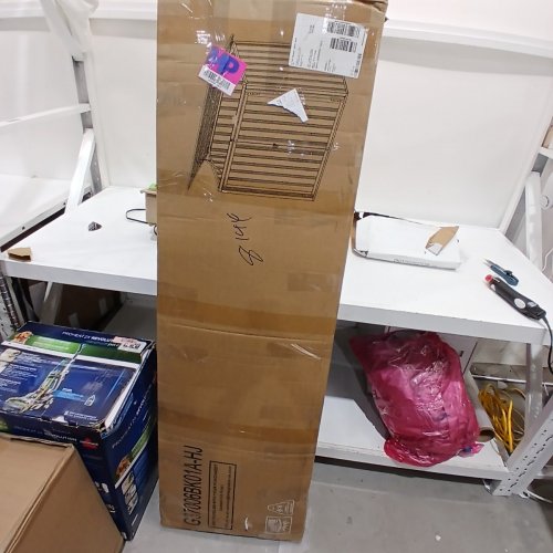 STEEL STORAGE CABINET WITH LOCKABLE DOOR AND HYDRAULIC LID - 5FT X 2.6FT - SILVER image 7