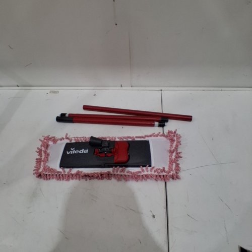 VILEDA PET PRO MICROFIBER HAIR & DUST FLAT MOP - RED (MODEL: 182339) image 2