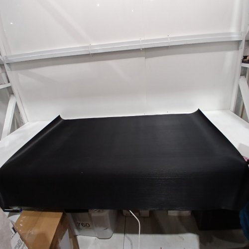 HEAVY-TRAFFIC RIBBED RUBBER UTILITY MAT - 3FT X 4FT - BLACK image 2
