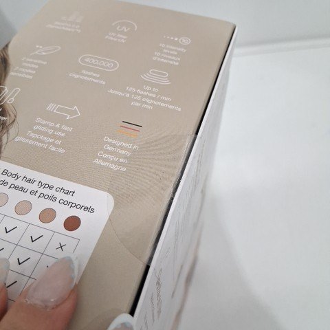 BRAUN SILK EXPERT PRO 5 PERMANENT HAIR REMOVAL TOOL, CORDED, WHITE (MODEL: 6031) image 4