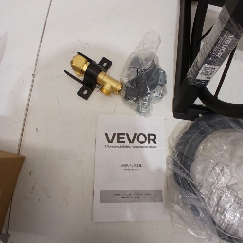 VEVOR WALL MOUNTED GARDEN HOSE REEL - 200FT - BLACK (MODEL: HR-703-2) image 3