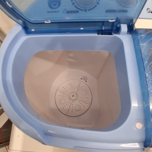 PYLE PURE CLEAN 2-IN-1 MINI TOP LOAD PORTABLE WASHER & SPIN DRYER - 7.7LBS CAPACITY - 110V - WHITE/BLUE (MODEL: PUCWM22) image 5