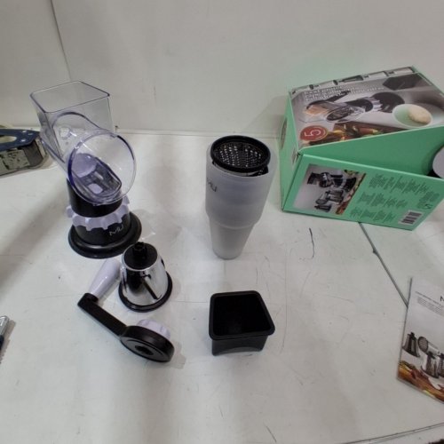 7PC MIU ROTARY FOOD GRATER WITH ATTACHMENTS - BLACK/SILVER (MODEL : 1796155) image 2