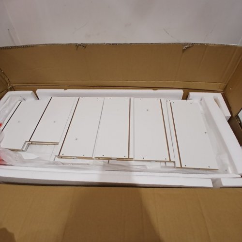 SONGMICS VASAGLE STORAGE CABINET - WHITE (MODEL: LHC041WH02) image 3