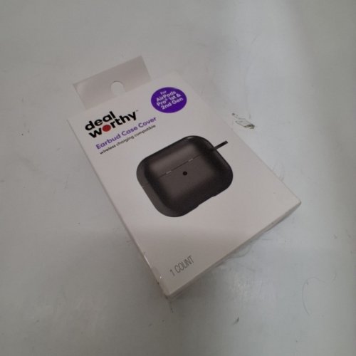 DEALWORTHY AIRPODS CASE WITH WIRELESS CHARGING COMPATIBILITY - FOR APPLE AIRPODS PRO (1ST AND 2ND GEN) - BLACK image 3