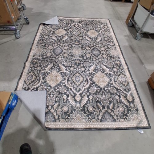 WYATT & ASH ORNAMENTAL AREA RUG - 6FT X 9FT -GREEN/BEIGE (ITEM: 1737288) image 2