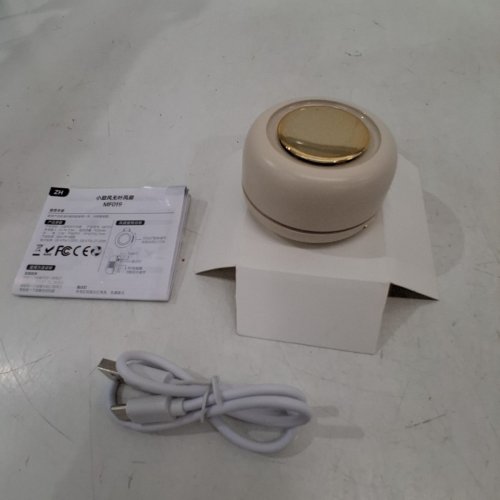 PORTABLE SILENT MINI BLADELESS FAN - 3" - BEIGE (MODEL: MF019) image 3