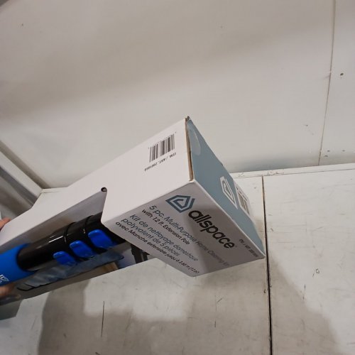 5PC ALLSPACE MULTI-PURPOSE HOME CLEANING KIT - 12FT MAX - BLUE/SILVER (MODEL: 2001859) image 3