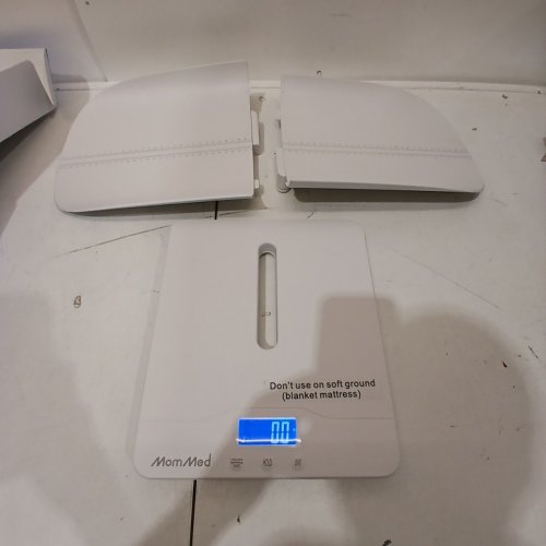 MOMMED MULTI FUNCTION BABY SCALE - 220LB MAX WEIGHT - WHITE image 3