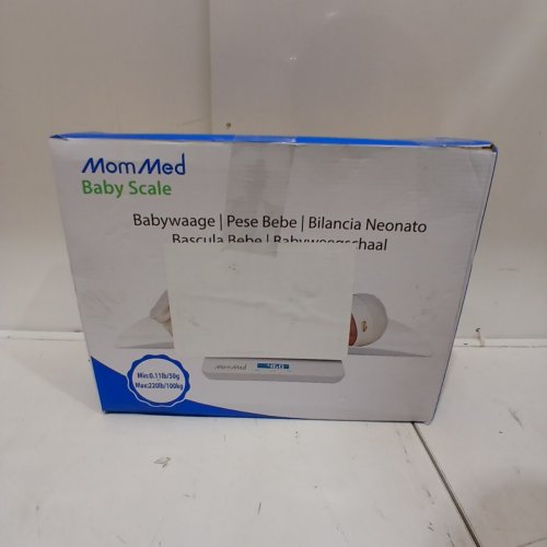 MOMMED MULTI FUNCTION BABY SCALE - 220LB MAX WEIGHT - WHITE image 4