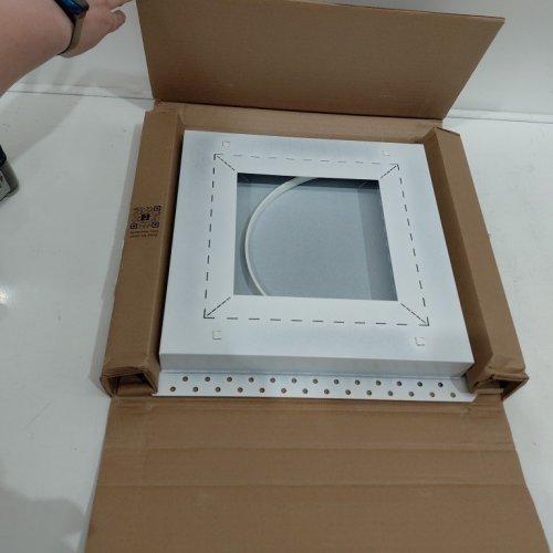 ARIA DRYWALL PRO X EXHAUST FAN COVER WITH AIR RETURN - 14" X 14" - WHITE (MODEL: DWALLX14X14SWH) image 2