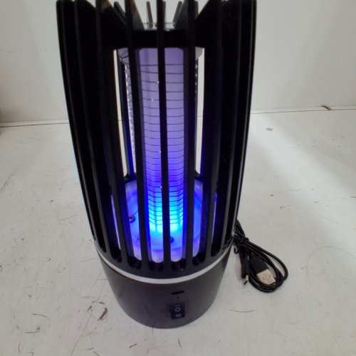 2 IN 1 PORTABLE ELECTRIC SHOCK MOSQUITO LAMP AND LIGHT - 5V - 5W - 4000MAH - BLACK (MODEL: BG-001) image 3
