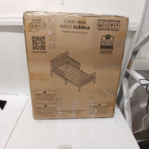 DREAM ON ME MEMPHIS CLASSIC DESIGN TODDLER BED - 28" X 53" X 30" - COOL GREY (MODEL: 624-CG) image 5