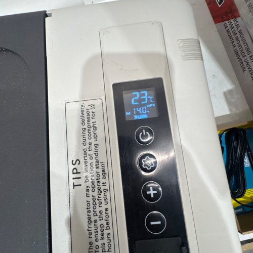 EUHOMY CAMPING FRIDGE FREEZER WITH APP CONTROL - 12/24V DC & 240V AC - 18L - BLACK/GREY (MODEL: CF004-25) image 2