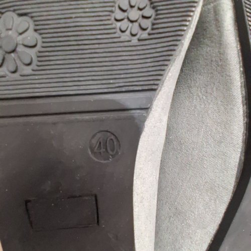 WOMEN'S CASUAL BOW FLATS - SIZE 9 - GREY image 3