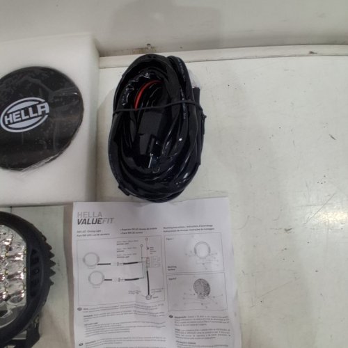 2PK HELLA VALUEFIT 500 LED DRIVING LAMP KIT - UNIVERSAL FIT - 2100LM - 6000K - 22.5W - BLACK (MODEL: 358117171 image 6
