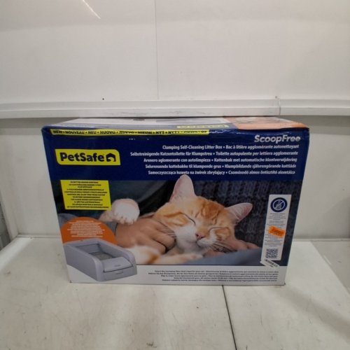 PETSAFE SCOOPFREE CLUMPING SELF CLEANING LITTER BOX - 21" X 28" - GREY (MODEL: PAL10-17992) image 6