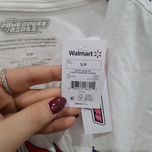 WOMEN'S POWERPUFF PARIS GRAPHIC T-SHIRT - SMALL - WHITE image 3