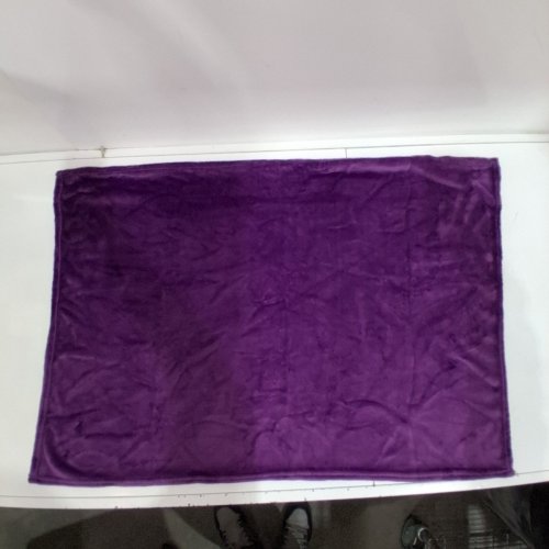 PLUSH THROW BLANKET - 28" X 40" PURPLE image 2