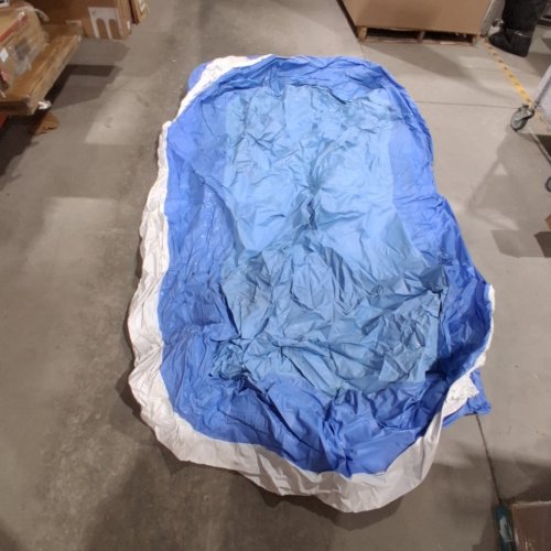 DUERER INFLATABLE SWIMMING POOL - 118"X72"X22" - BLUE image 2