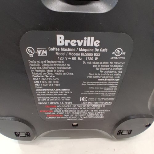 BREVILLE ORACLE JET ESPRESSO MACHINE - BRUSHED STAINLESS STEEL (MODEL: BES985) image 12