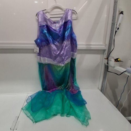 GIRL'S DISNEY THE LITTLE MERMAID SEQUIN DRESS - EXTRA-LARGE (18/20) - PURPLE/BLUE (STYLE: 155399F1) image 3