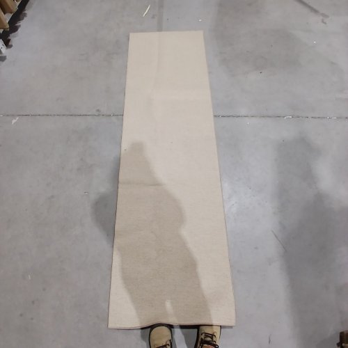 COLOR & GEOMETRY THIN KITCHEN RUG - 23" X 6.8FT - GREIGE image 3